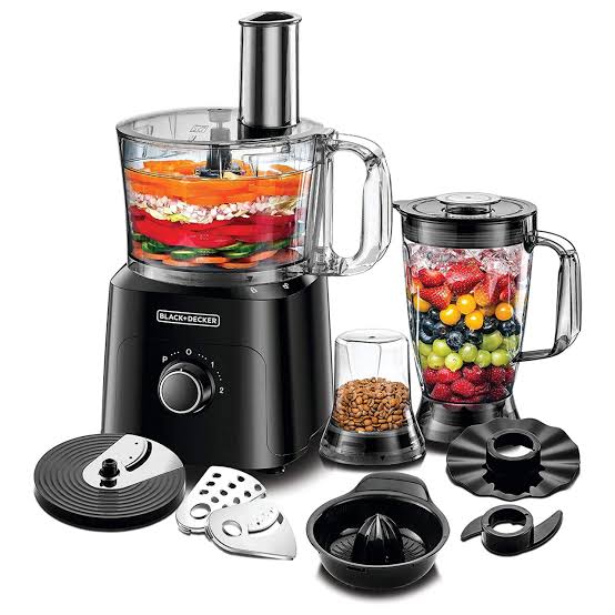 غذاساز 34 کاره 5 در 1 بلک اند دکر  Black + Decker 34 Functions 5 In 1 Food Processor