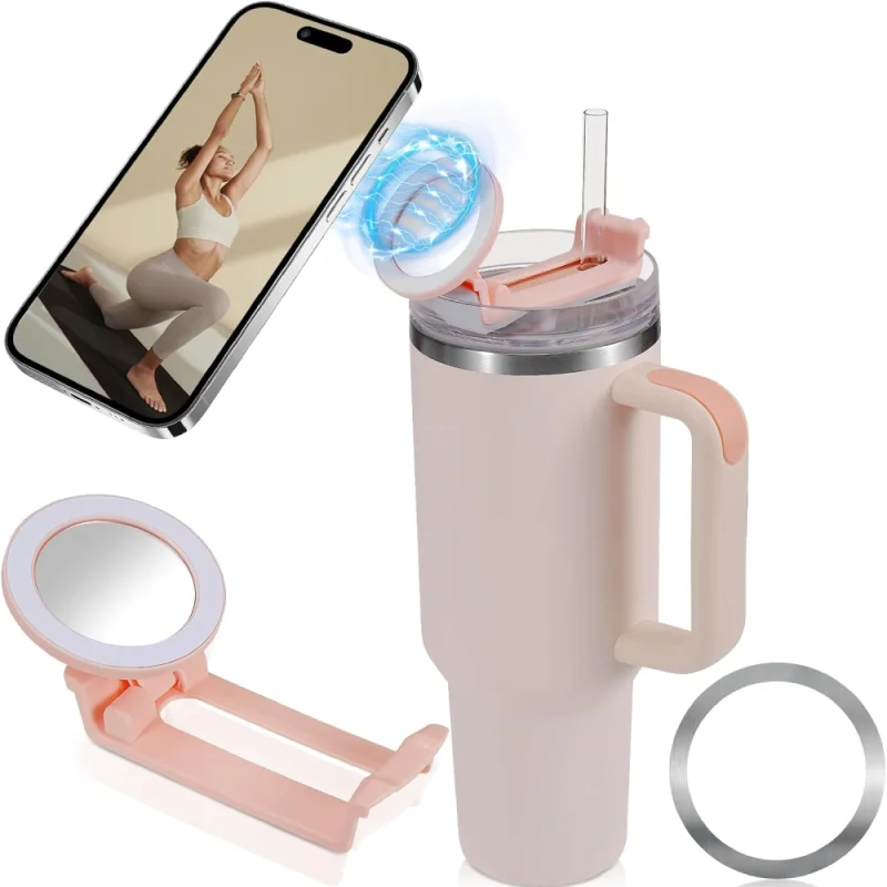 نگهدارنده گوشی مخصوص درب استنلی Water Bottle Phone Holder for Stanley 40oz Quencher