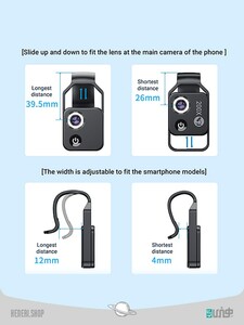 لنز ماکرو میکروسکوپی 200X CPL قابل حمل تلفن همراه Portable 200X CPL Macro Microscope Lens