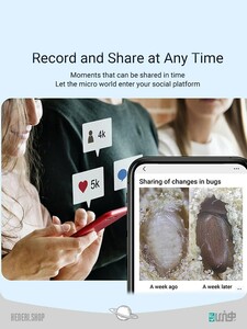 لنز ماکرو میکروسکوپی 200X CPL قابل حمل تلفن همراه Portable 200X CPL Macro Microscope Lens