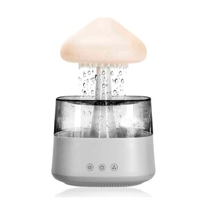 اسپیکر بلوتوثی RGB طرح ابر بارونی RGB bluetooth speaker with rainy cloud design and humidifier