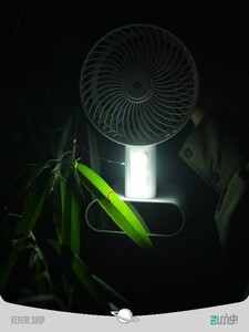 پنکه و لامپ شارژی کمپینگ  Rechargeable camping fan and lamp