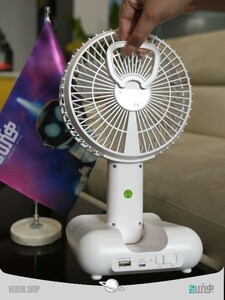پنکه و لامپ شارژی کمپینگ  Rechargeable camping fan and lamp