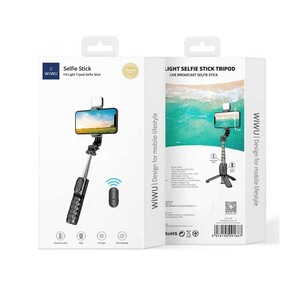 Smart monopod with 3 stands of wiwu brand (2)