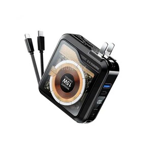 Remax wireless charging adapter and power bank with cable (1)