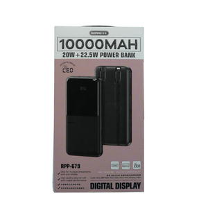 power bank with 2 Remax cables 10000Mah (1)