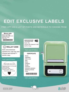 مینی پرینتر حرارتی لیبل مارکر Mini printer Label Maker