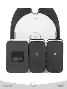 جارو رباتیک روبوراک به همراه ایستگاه شارژ هوشمند Roborock robotic vacuum cleaner with smart charging station