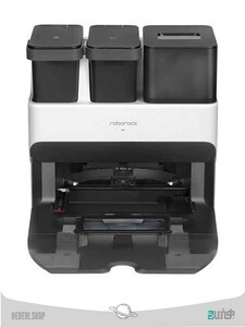 جارو رباتیک روبوراک به همراه ایستگاه شارژ هوشمند Roborock robotic vacuum cleaner with smart charging station