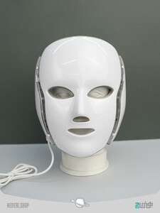 ماسک صورت led جوانساز پوست صورت و گردن با 7 رنگ 7 LED Face Mask and Neck Skin Light Photon Therapy Beauty with Colors