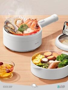 ماهیتابه و بخارپز برقی شیایومی Xiaomi electric frying pan and steamer