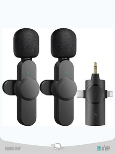 2 میکروفون با 1 گیرنده ی لایتنینگ 2 microphones with 1 lightning receiver