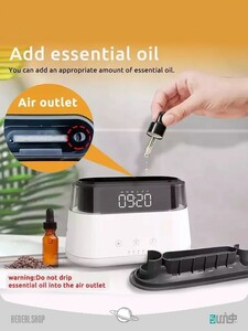 ساعت زنگ دار و خوشبوه کننده محیط Alarm clock and air freshener