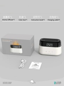 ساعت زنگ دار و خوشبوه کننده محیط Alarm clock and air freshener
