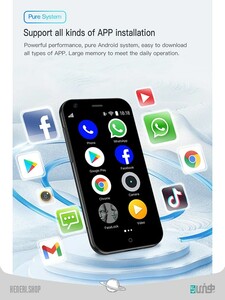 مینی گوشی هوشمند دو سیم کارت Mini smartphone with two SIM cards