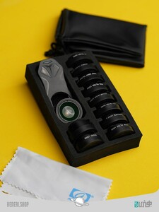 کیت لنز دوربین 11 در 1 تلفن همراه Apexel 11-in-1 Mobile Phone Camera Lens kit