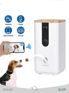 دوربین و غذا پرتابی حیوانات خانگی Camera and pet food thrower