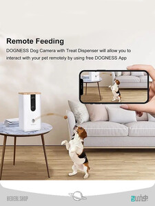 دوربین و غذا پرتابی حیوانات خانگی Camera and pet food thrower