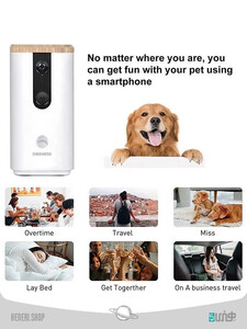 دوربین و غذا پرتابی حیوانات خانگی Camera and pet food thrower