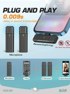 ست میکروفن بی سیم Wireless microphone set