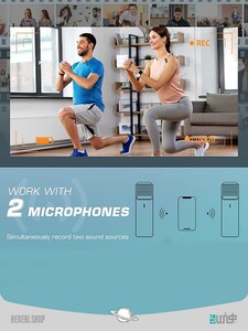 ست میکروفن بی سیم Wireless microphone set