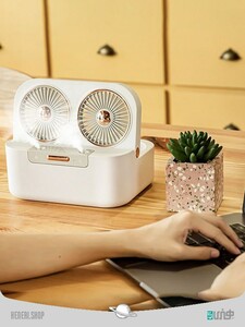 فن و مرطوب کننده قابل حمل Portable fan and charger