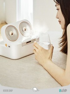 فن و مرطوب کننده قابل حمل Portable fan and charger