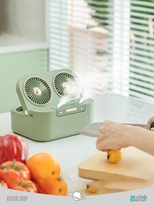 فن و مرطوب کننده قابل حمل Portable fan and charger