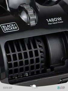 جارو برقی سیمی 1.8 لیتری بلک اند دکر BLACK+DECKER 1480W 1.8L Corded Vacuum