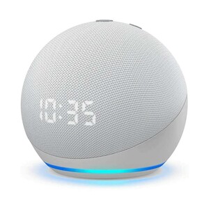 اسپیکر هوشمند با الکسا و ساعت Smart speaker with clock and Alexa echo dot
