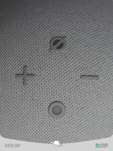 Smart speaker with clock and Alexa echo dot