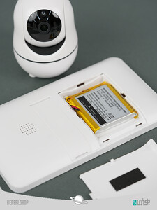 دوربین مداربسته هوشمند همراه با مانیتور کودک 7 اینچ Smart CCTV camera with 7 inch baby monitor