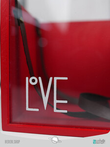 بگ چوبی و طلقی قرمز Wooden bag and red talc