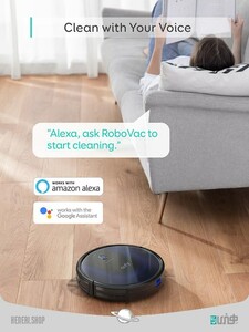 جاروبرقی رباتی eufy by Anker هوشمند 2 در 1 هیبریدی G10 eufy by Anker smart 2 in 1 hybrid robot vacuum cleaner