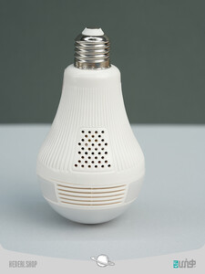 لامپ LED دوربین دار 360 درجه دید در شب 360 degree night vision camera lamp