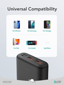 مینی پاوربانک 10400 میلی آمپر Charmast brand 10400mAh mini power bank