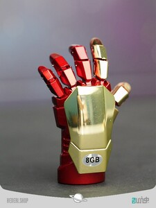 فلش مموری طرح دست مرد آهنی 8 گیگابایت Iron man hand flash memory 8GB