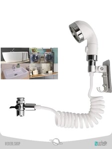 سر شیرآب شیلنگی Silicone sink faucet rinser hose sprayer washing