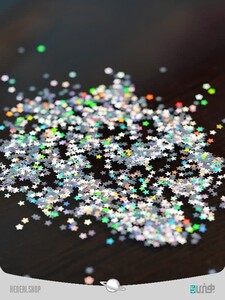 پولک تزئینی طرح ستاره Decorative sequins star design
