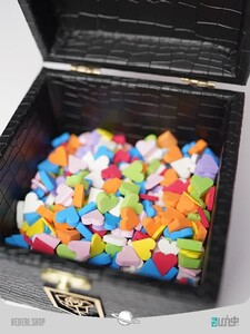 قلب فومی رنگی Colored foam heart