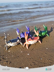 Crab mobile phone holder speaker