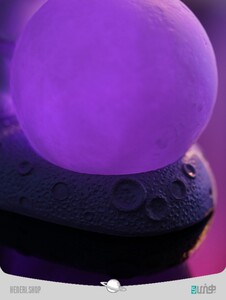 Astronaut design bedside lamp