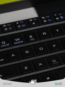 (Portable Mini Folding Bluetooth Keyboard Foldable (R4 Keyboard