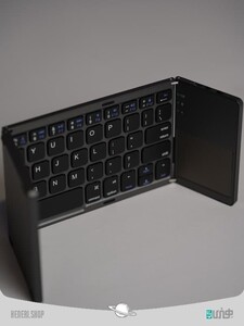 Mini BT Wireless Keyboard with Touchpad Mous Foldable Bluetooth Keyboard