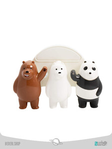 Miniso family toothbrush wall holder