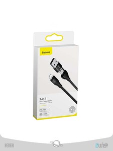 Baseus 2in1 Dual Output Cable USB+Type-C to iP 18W