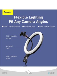 Baseus Live Stream Holder-floor Stand Ring Light