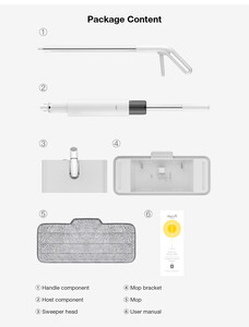 Deerma water spray mop