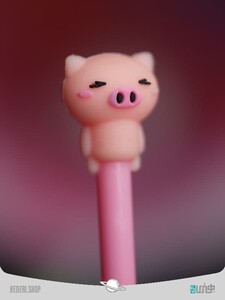 keychain set with silicone pen