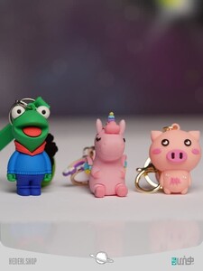 keychain set with silicone pen